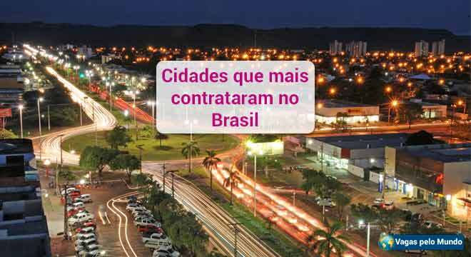 Cidades que mais contratam no Brasil