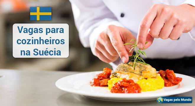 Suecia tem vagas abertas para cozinheiros