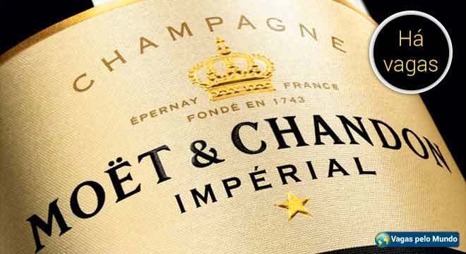 Moet & Chandon esta contratando em varios paises