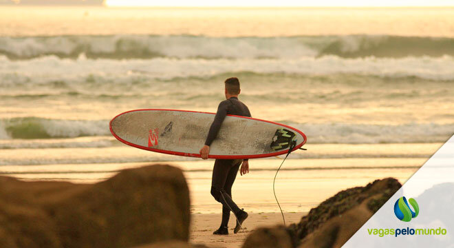 Praia Portugal surfistas