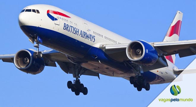 Vagas na British Airways: companhia aérea está recrutando vagas na British Airways