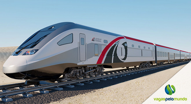 trem de Abu Dhabi para Dubai