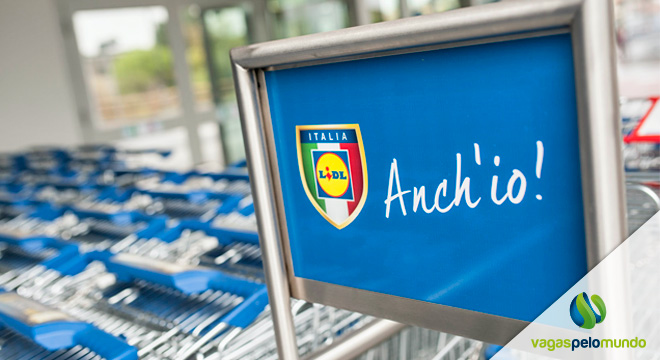 vagas no Lidl na Italia