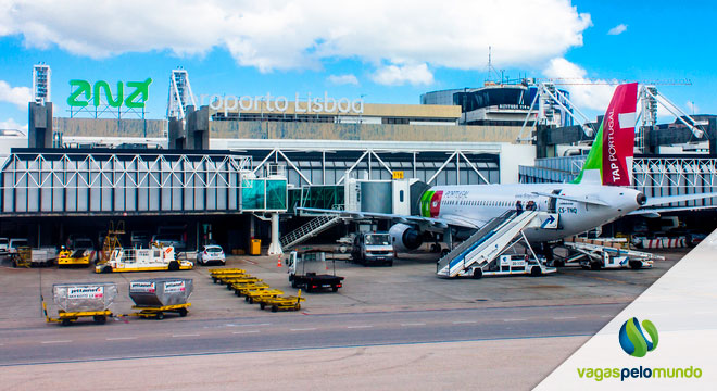 passageiros nos aeroportos em Portugal