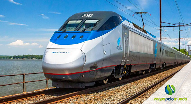 vagas na Amtrak nos EUA