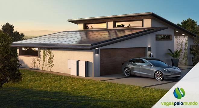 Painel solar Tesla